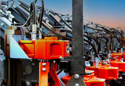 PBC Linear slides are a key component of FarmWise's Vulcan intra-row weeding implement. The slides provide precise height adjustment for the weeding tool, ensuring that the tool is always at the correct level to remove weeds without damaging crops.