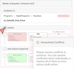 Copia Automation interface.